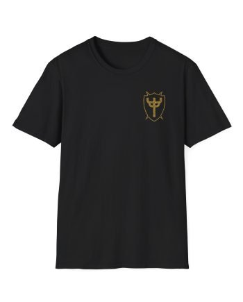 Judas Priest Gold Invincible Shield Unisex Softstyle T-Shirt
