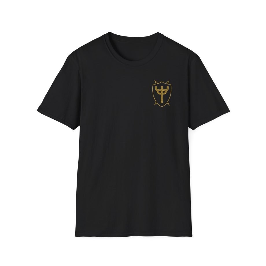 Judas Priest Gold Invincible Shield Unisex Softstyle T-Shirt