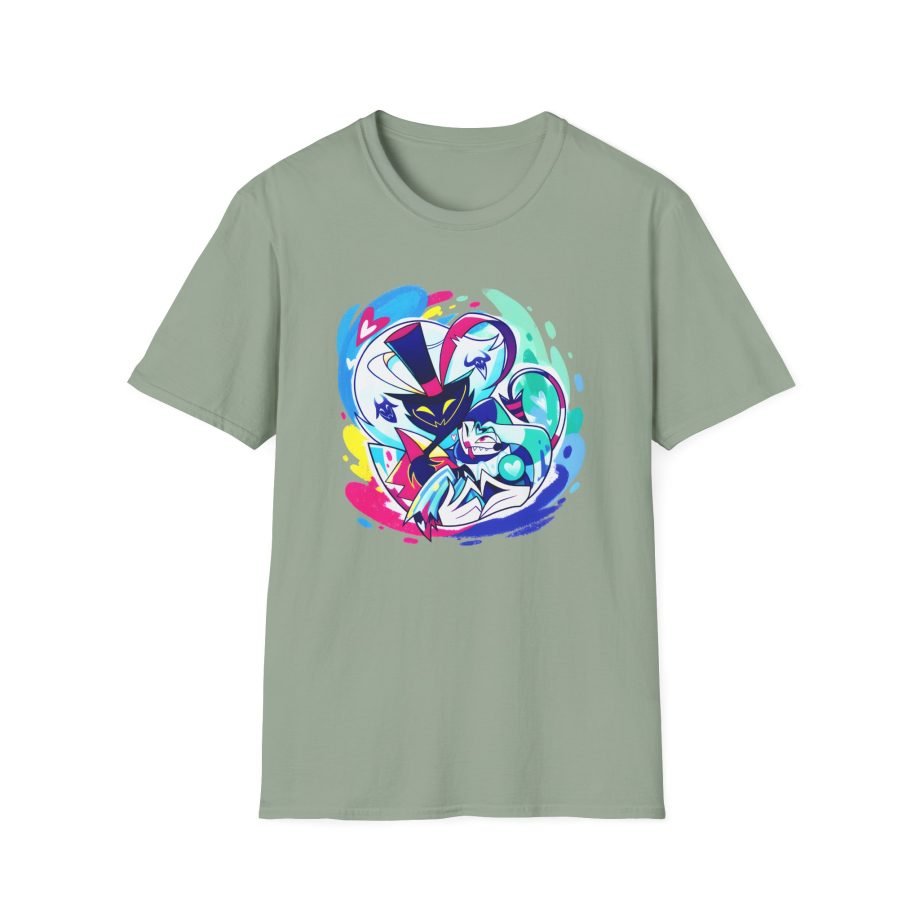 Helluva Boss Ozzie & Fizz Micro Ribbed Unisex Softstyle T-Shirt