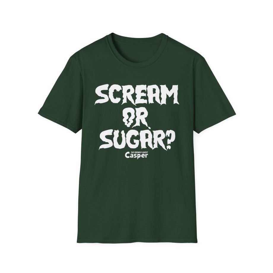 Casper the Friendly Ghost Scream or Sugar Unisex Softstyle T-Shirt