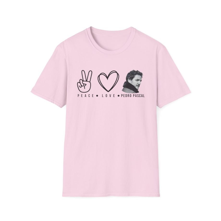 Peace Love Pedro Pascal Unisex Softstyle T-Shirt