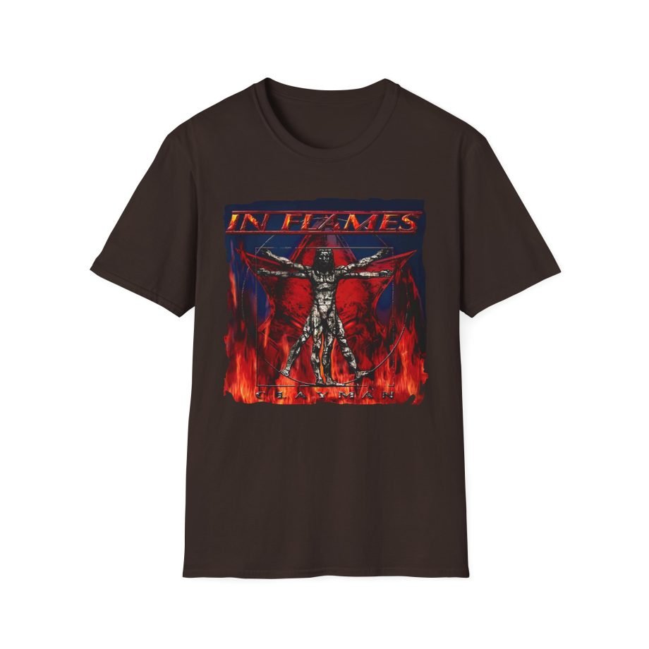 In Flames Clayman Album Art Unisex Softstyle T-Shirt