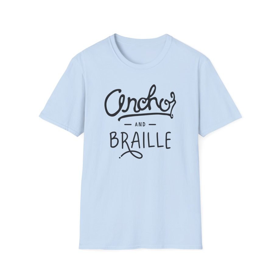Anchor and Braille Unisex Softstyle T-Shirt