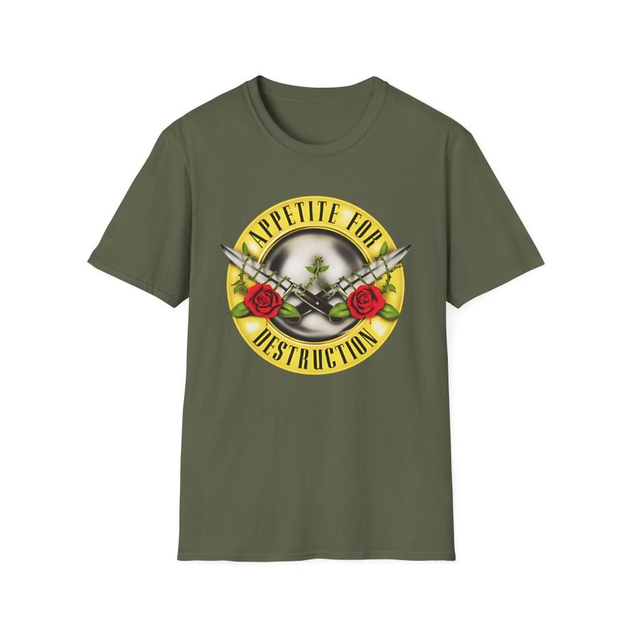 Guns N Roses Appetite for Destruction Knives Unisex Softstyle T-Shirt