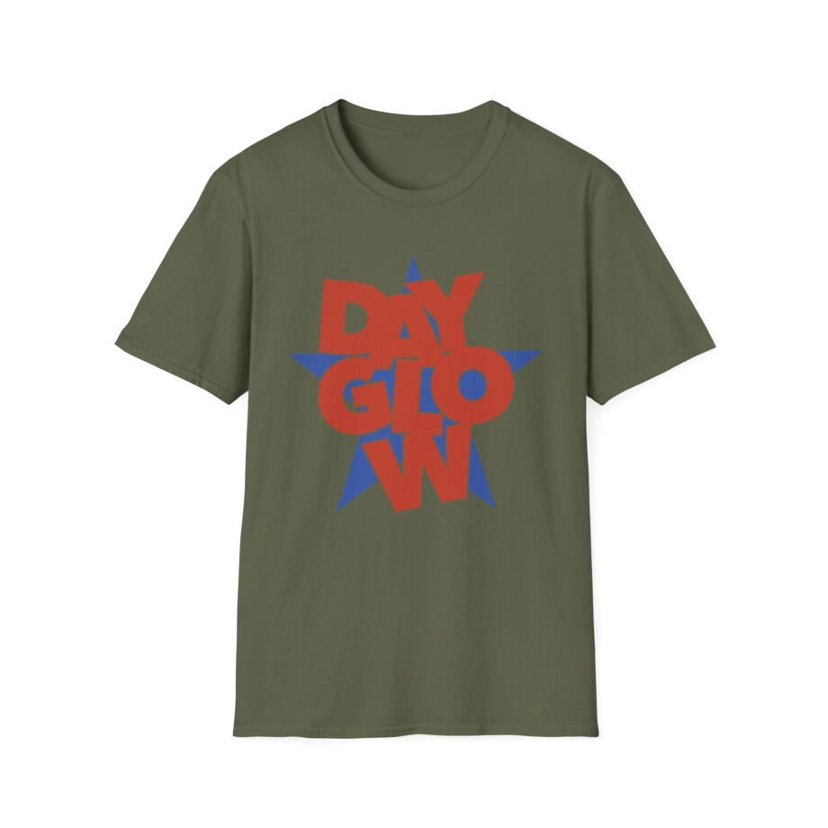 Dayglow Stacked Unisex Softstyle T-Shirt