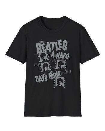 The Beatles a Hard Day's Night Film Unisex Softstyle T-Shirt