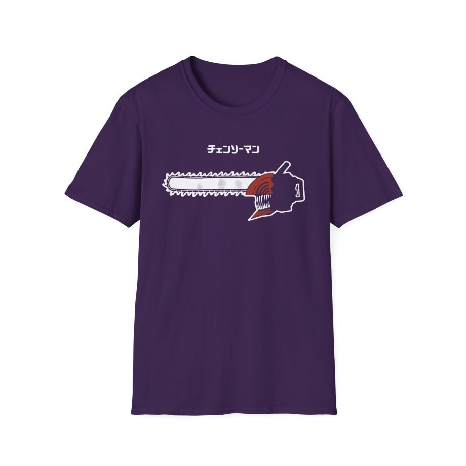Chainsaw Man Flaming Unisex Softstyle T-Shirt