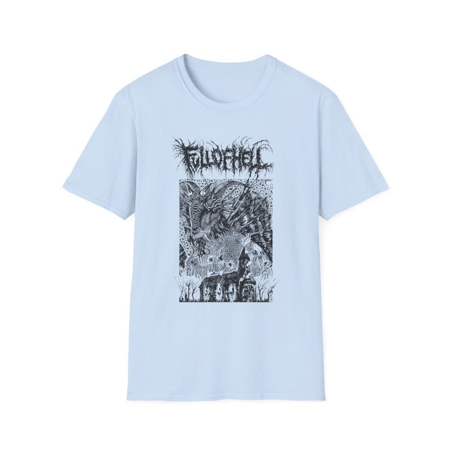 Full of Hell Purple Goat Church Unisex Softstyle T-Shirt