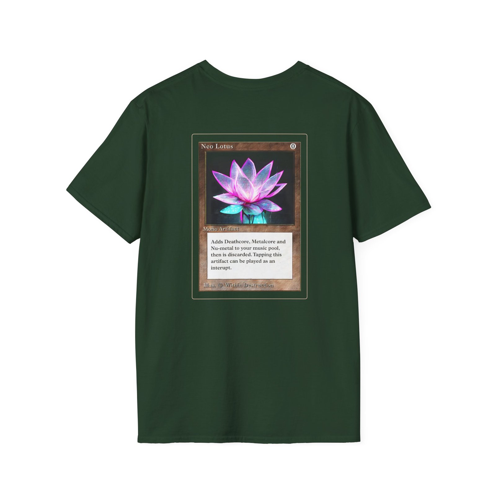 Within Destruction Neo Lotus x MTG unisex softstyle t-shirt