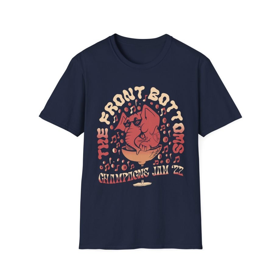 The Front Bottoms Champagne Jam 2022 Unisex Softstyle T-Shirt