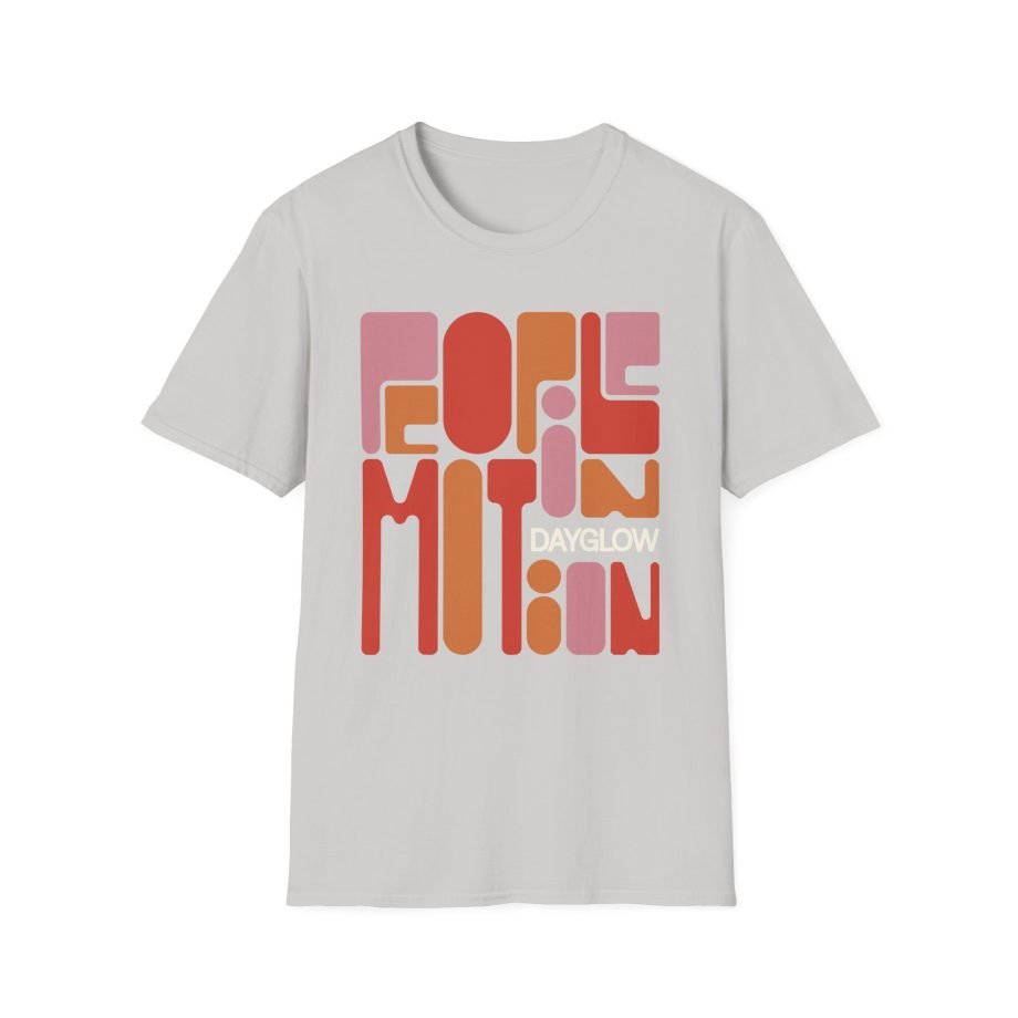 Dayglow Pop Art Motion Unisex Softstyle T-Shirt