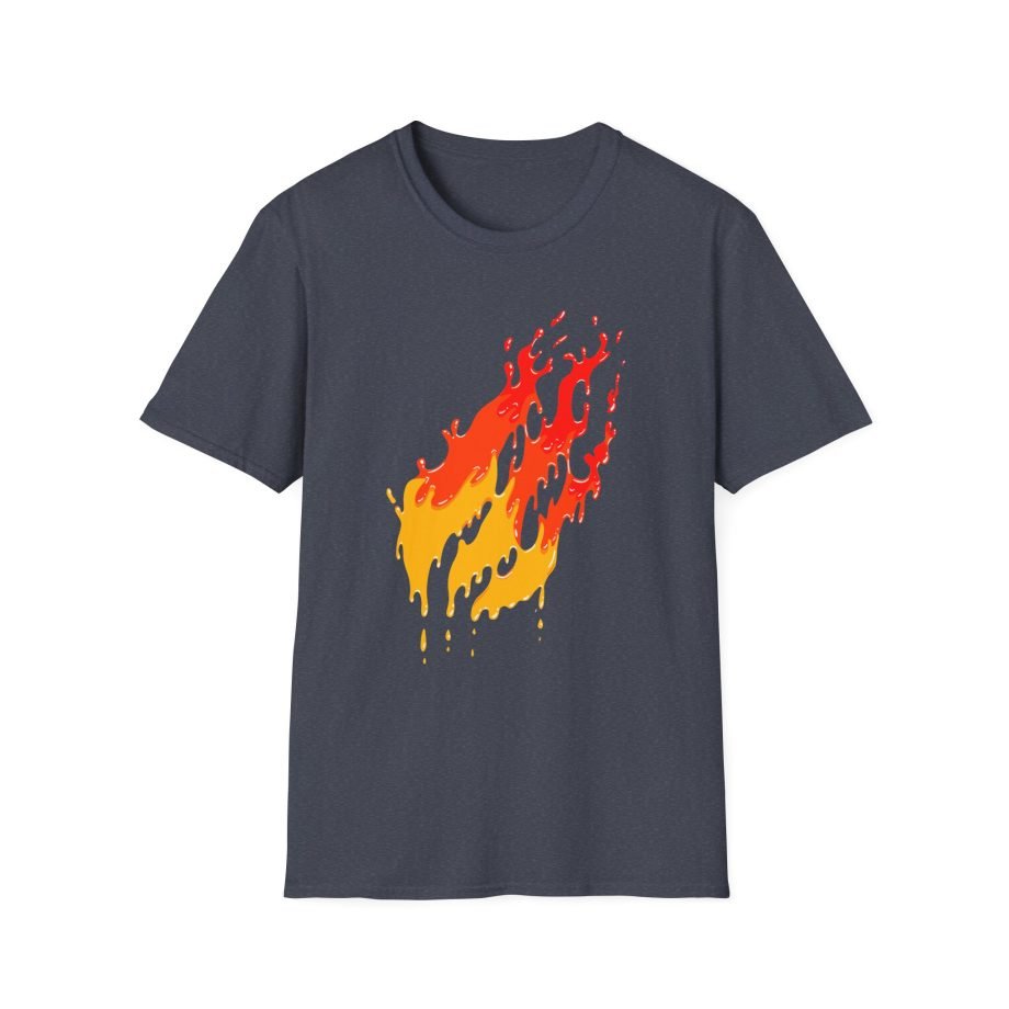 Preston Fire Drip Unisex Softstyle T-Shirt