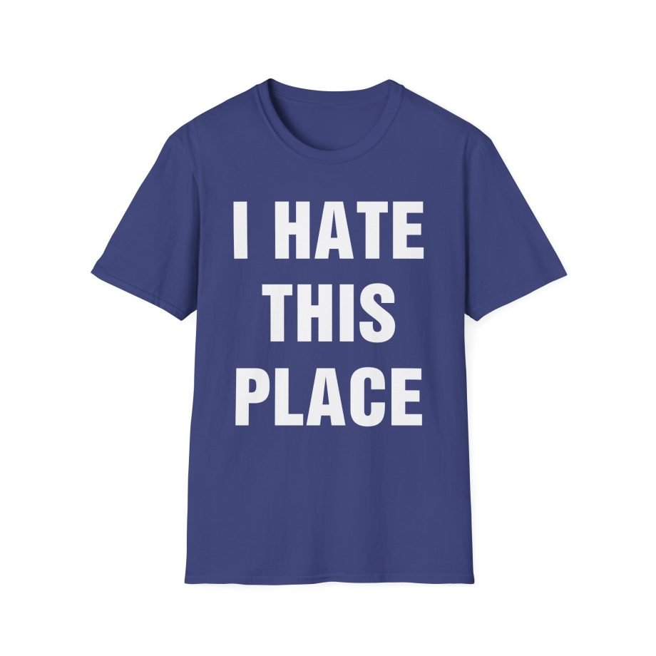 Hot Water Music I Hate This Place Unisex Softstyle T-Shirt