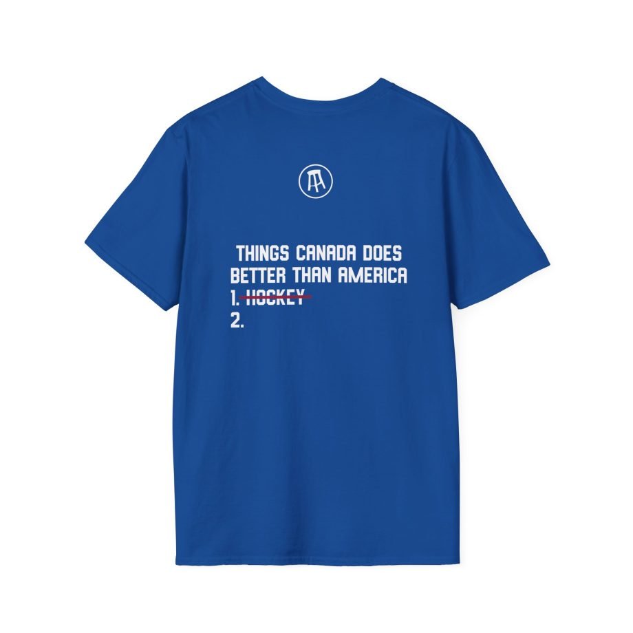 Spittin Chiclets Us Hockey Unisex Softstyle T-Shirt