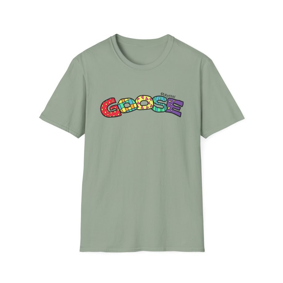 Goose x Staycool   Rainbow Unisex Softstyle T-Shirt