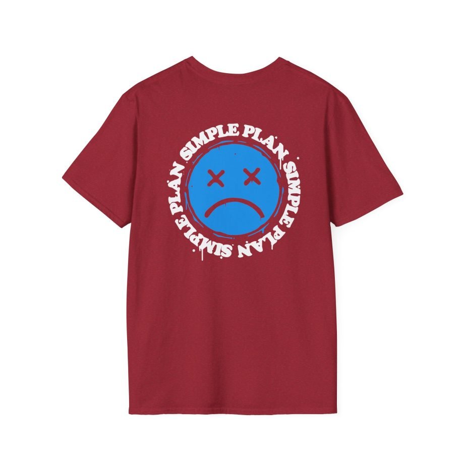 Simple Plan Sad Face Unisex Softstyle T-Shirt
