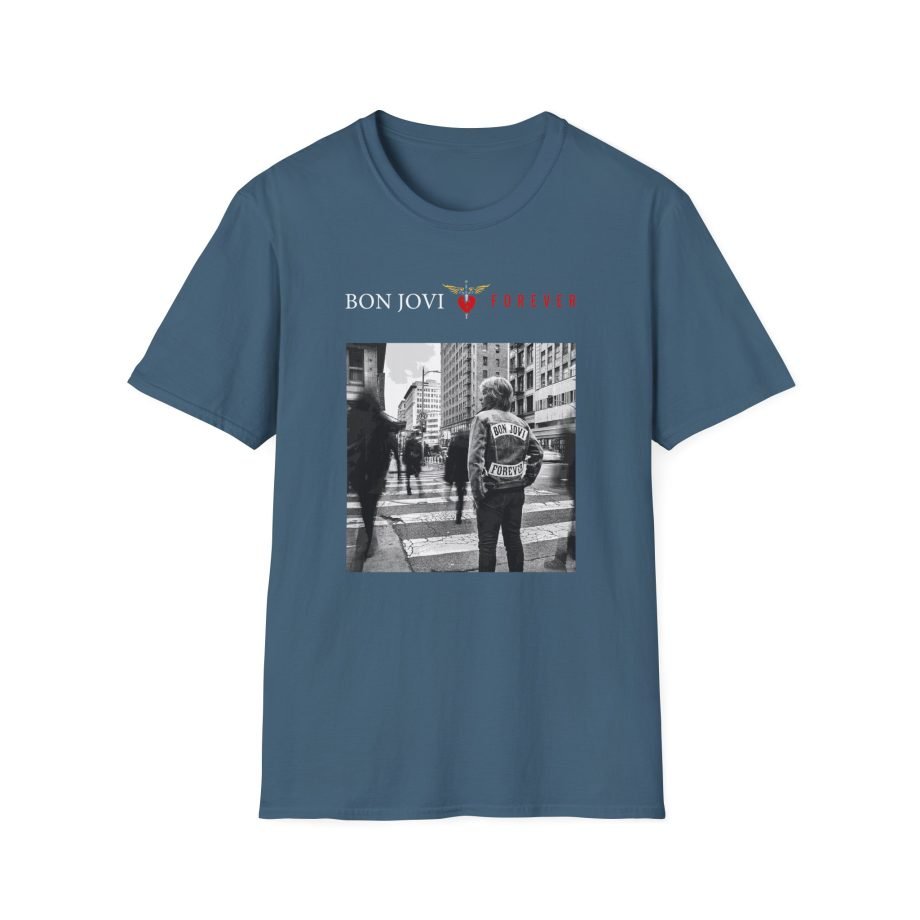 Bon Jovi Album Cover Unisex Softstyle T-Shirt