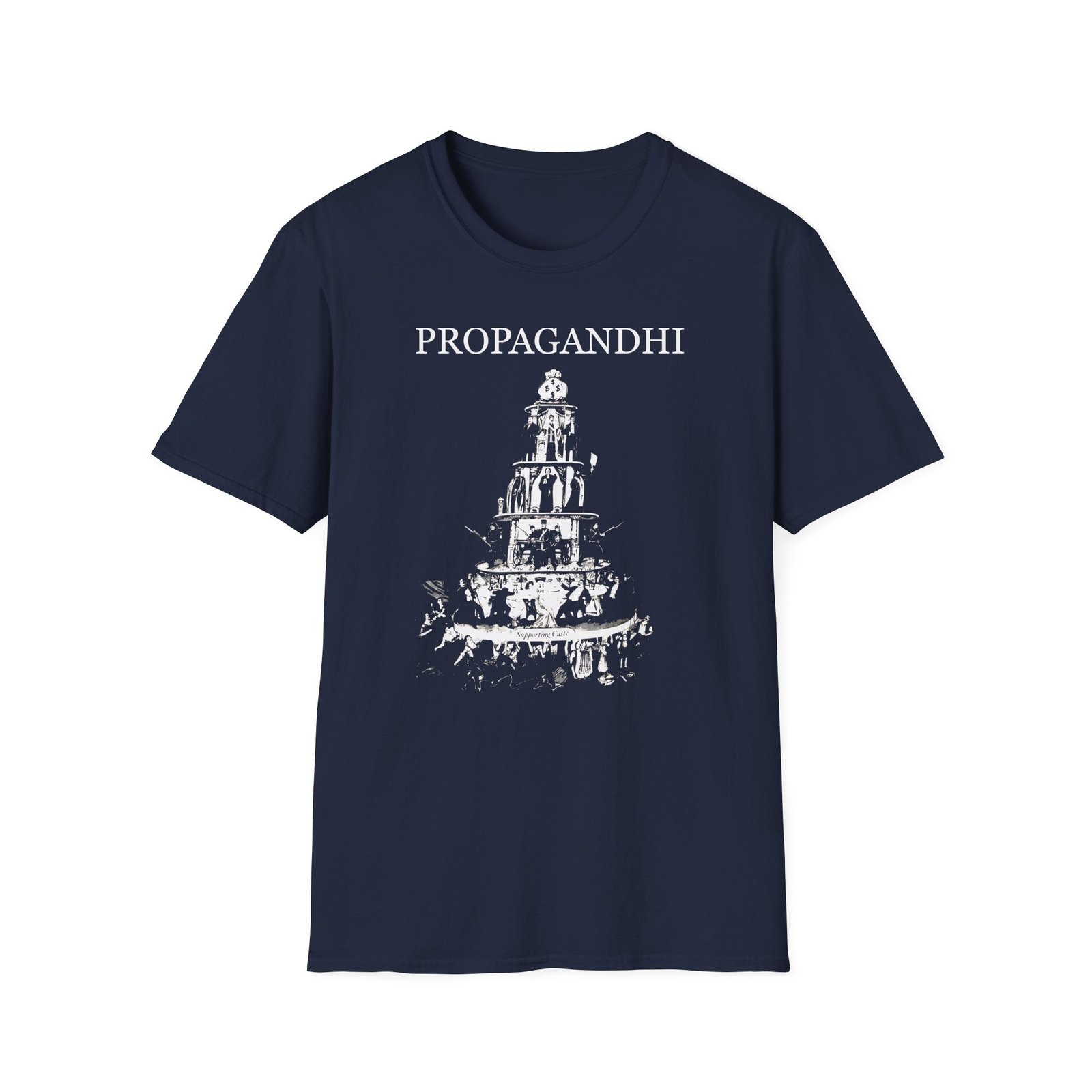 Propagandhi Pyramid Of Capitalism Unisex Softstyle T-Shirt