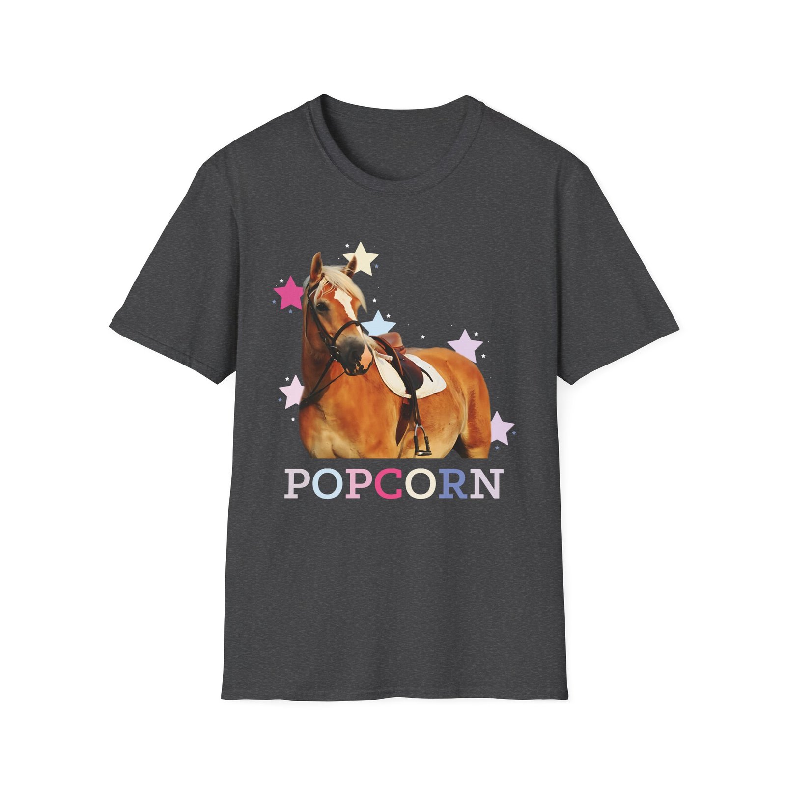 Harlow and Popcorn Stars Unisex Softstyle T-Shirt