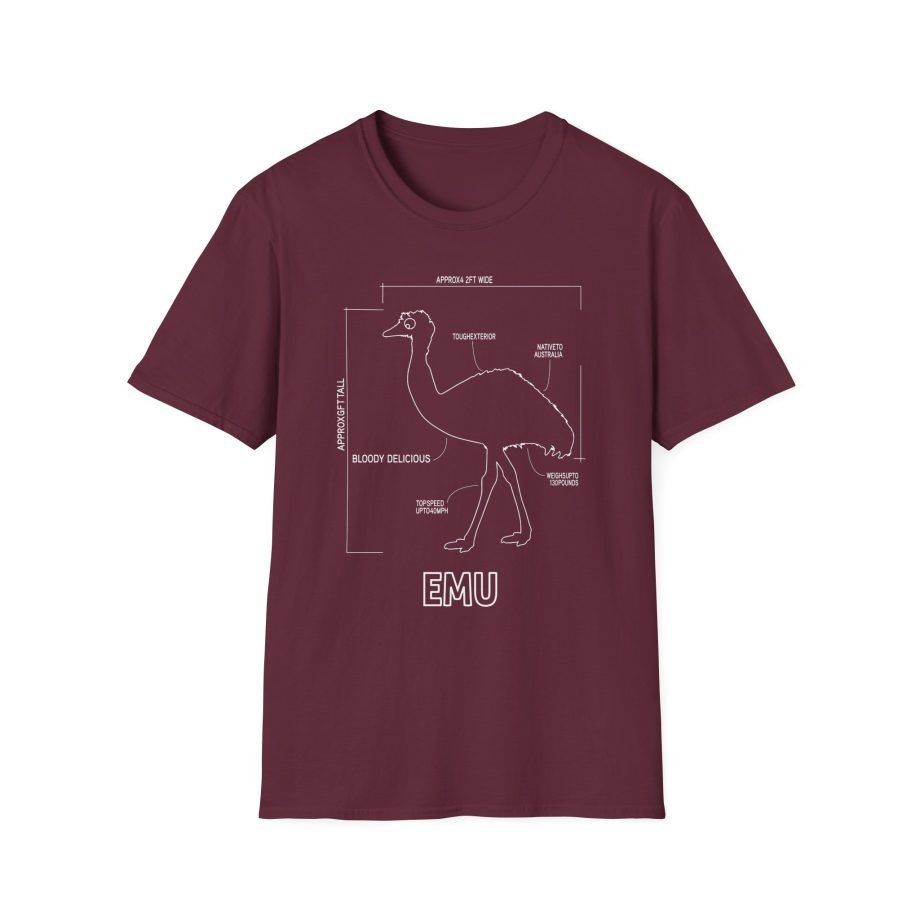 Oversimplified Emu War Unisex Softstyle T-Shirt