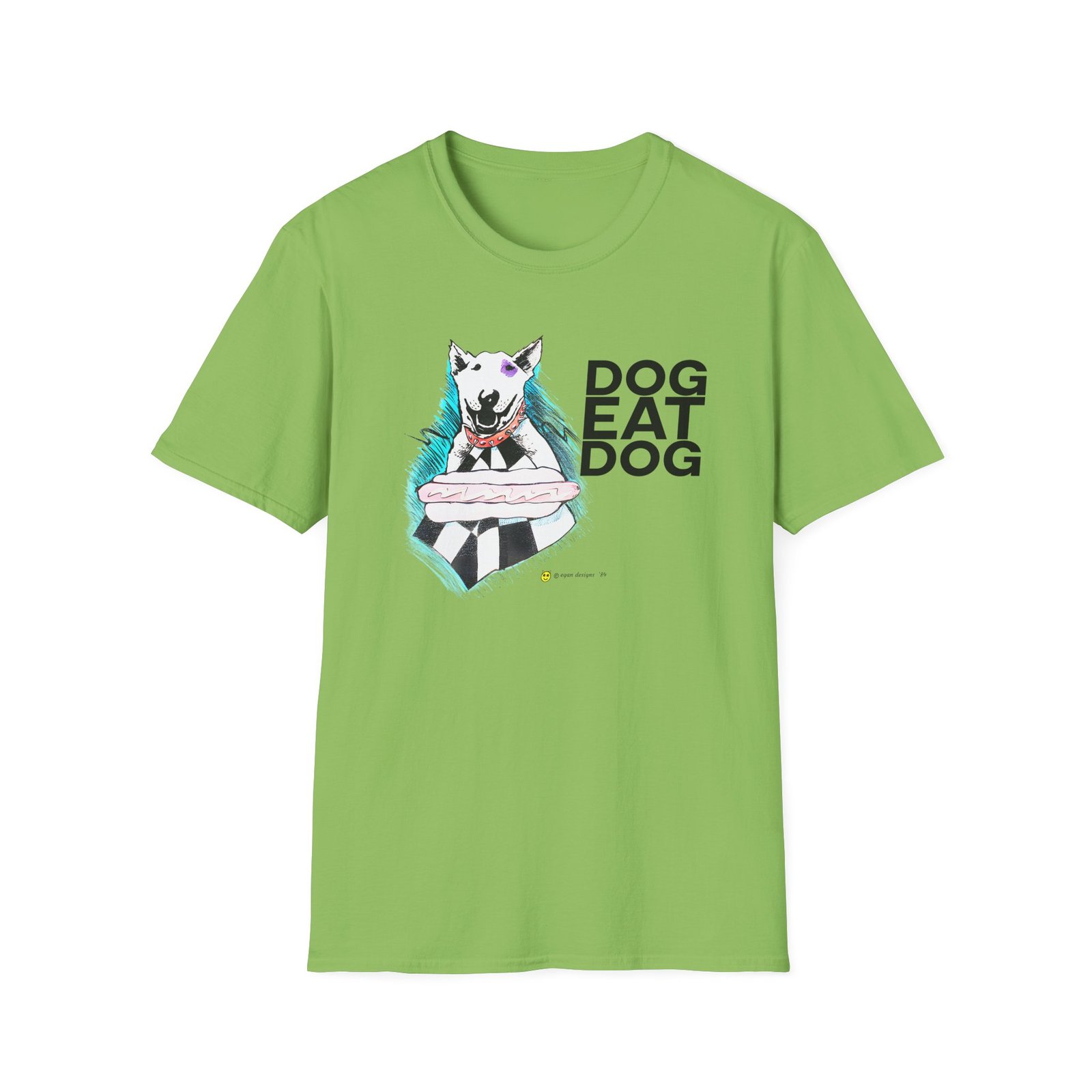 Dog Eat Dog Hotdog Unisex Softstyle T-Shirt