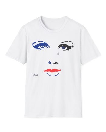 Prince Purple Rain Face Unisex Softstyle T-Shirt