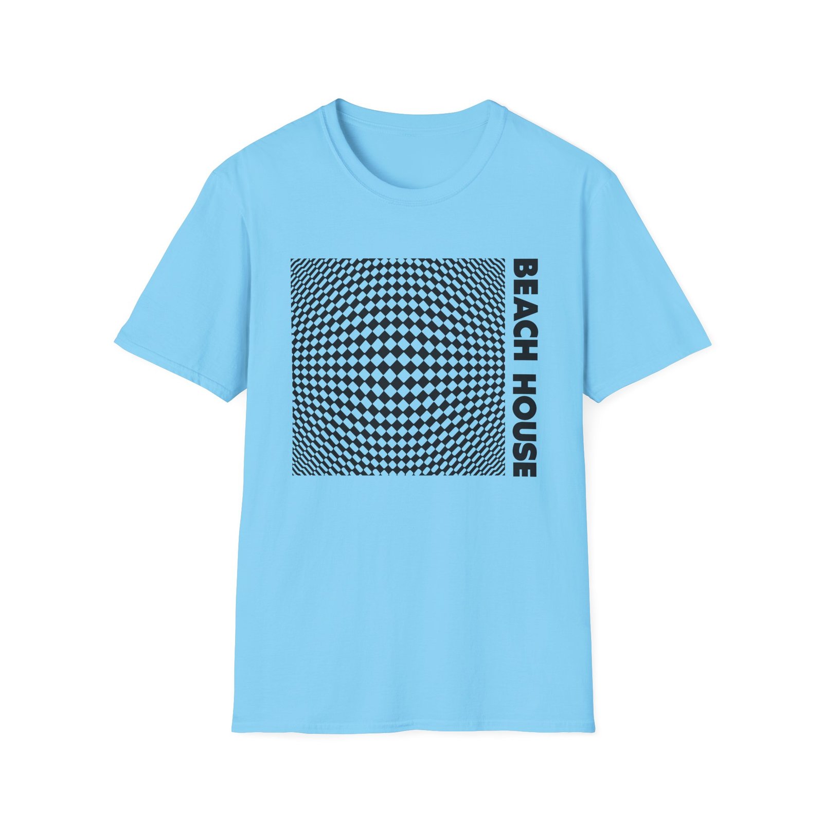 Beach House 7 Op Art Unisex Softstyle T-Shirt