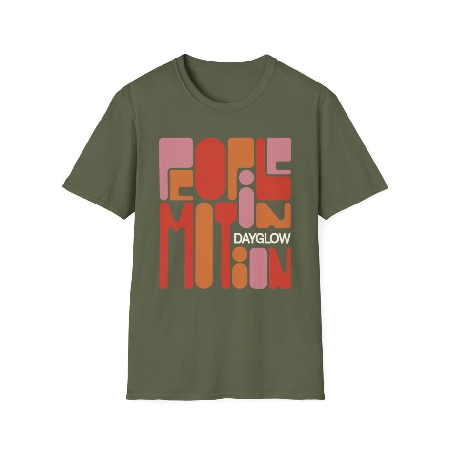 Dayglow Pop Art Motion Unisex Softstyle T-Shirt