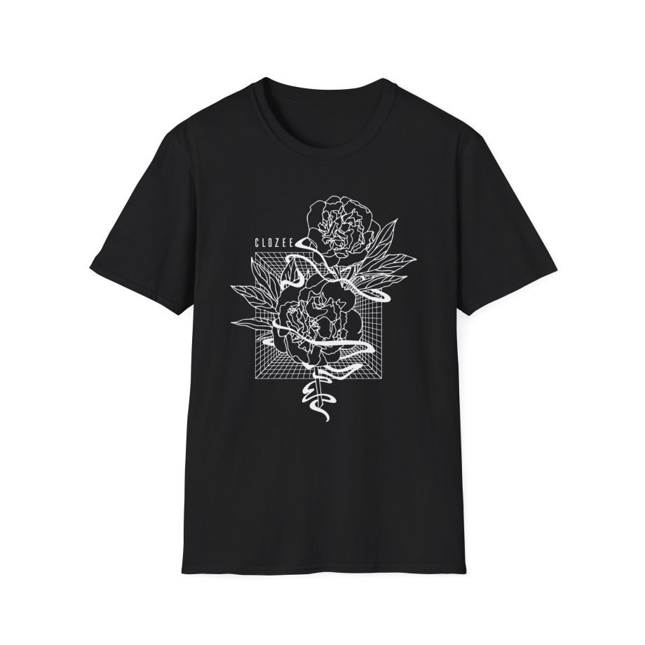 LSDREAM Rose Noir Unisex Softstyle T-Shirt