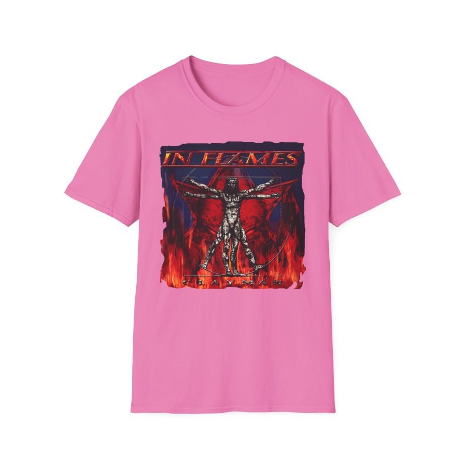 In Flames Clayman Album Art Unisex Softstyle T-Shirt