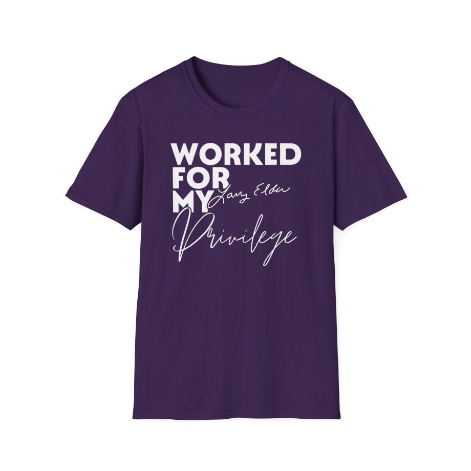 Larry Elder Worked for My Privilege unisex softstyle t-shirt