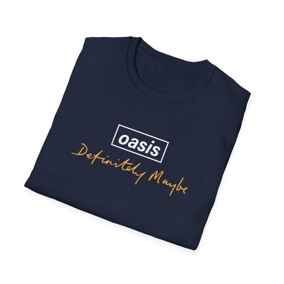 Oasis Definitely Maybe Tracklist Unisex Softstyle T-Shirt