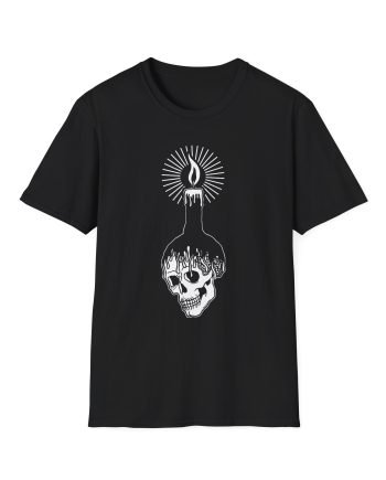 Mastodon Skull Candle Unisex Softstyle T-Shirt