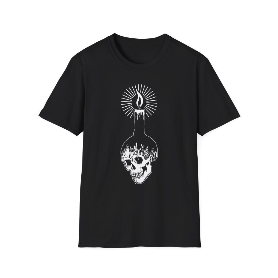 Mastodon Skull Candle Unisex Softstyle T-Shirt