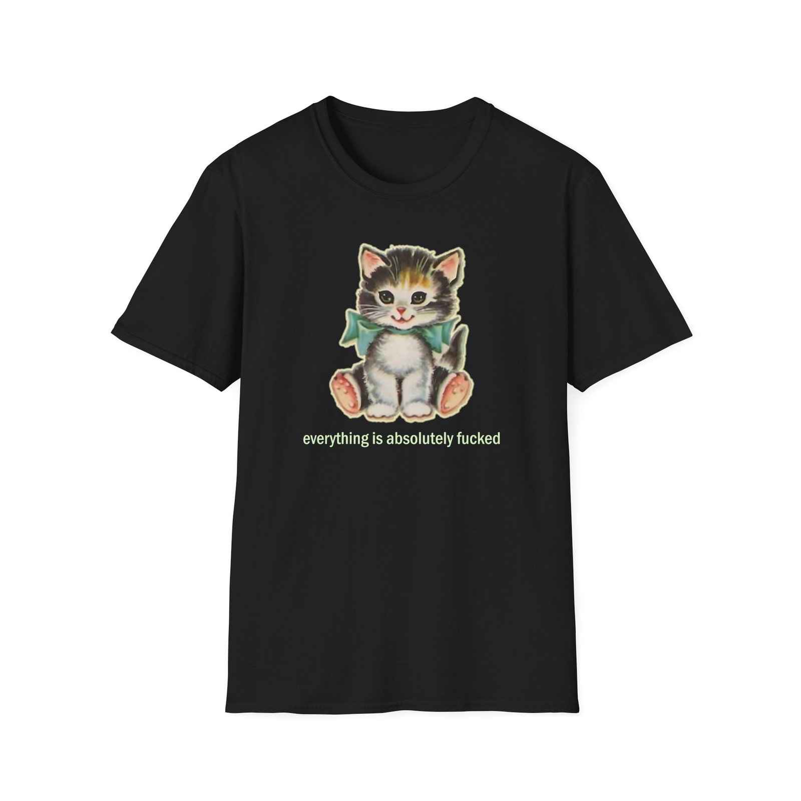 Paleface Cursed Cat Unisex Softstyle T-Shirt