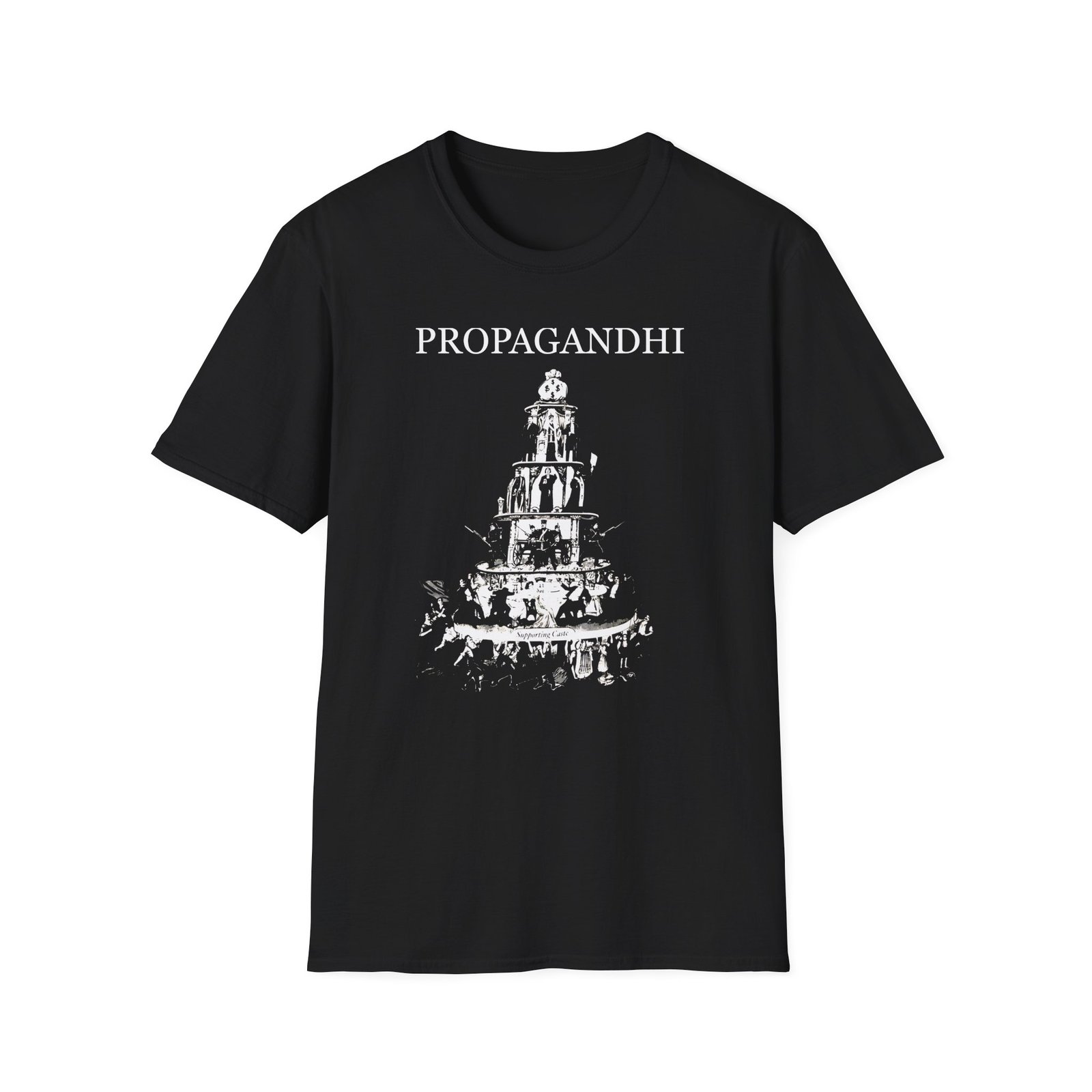 Propagandhi Pyramid Of Capitalism Unisex Softstyle T-Shirt