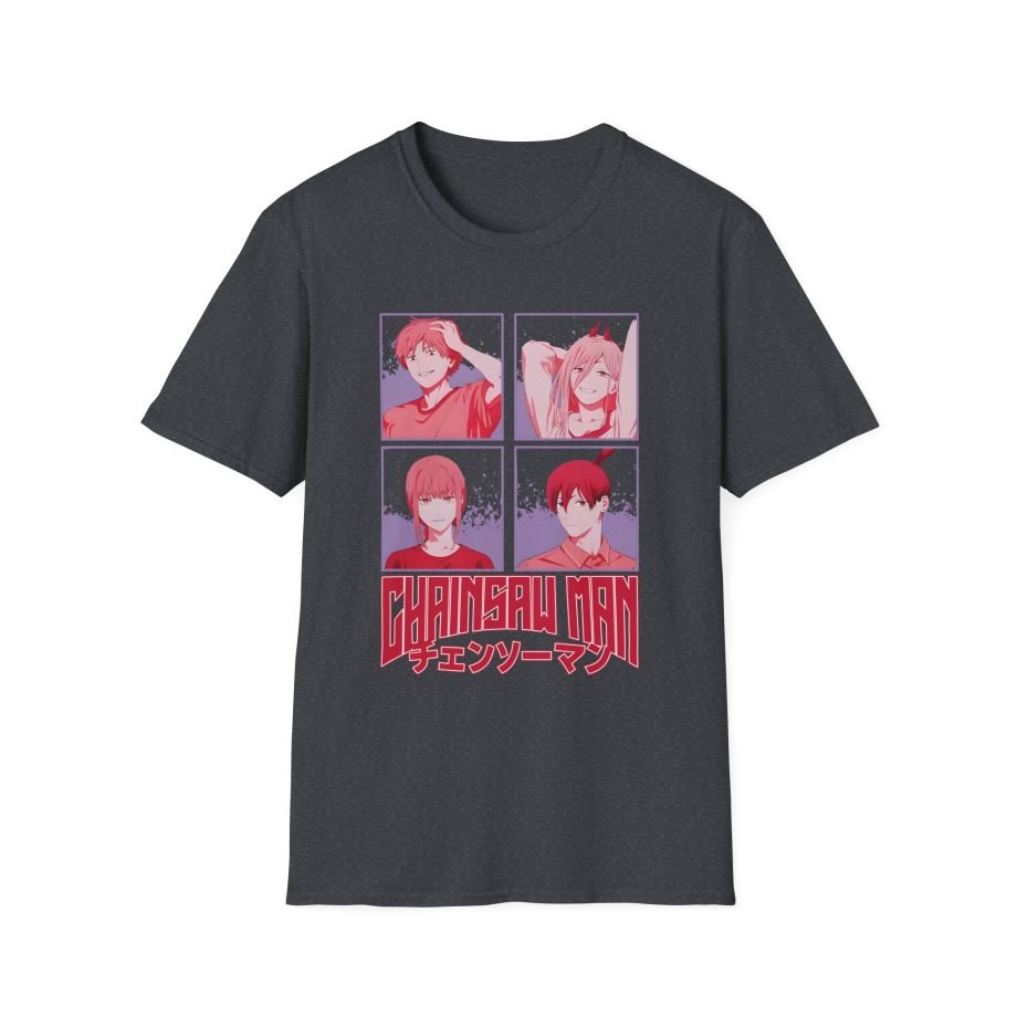 Chainsaw Man Tonal Group Unisex Softstyle T-Shirt