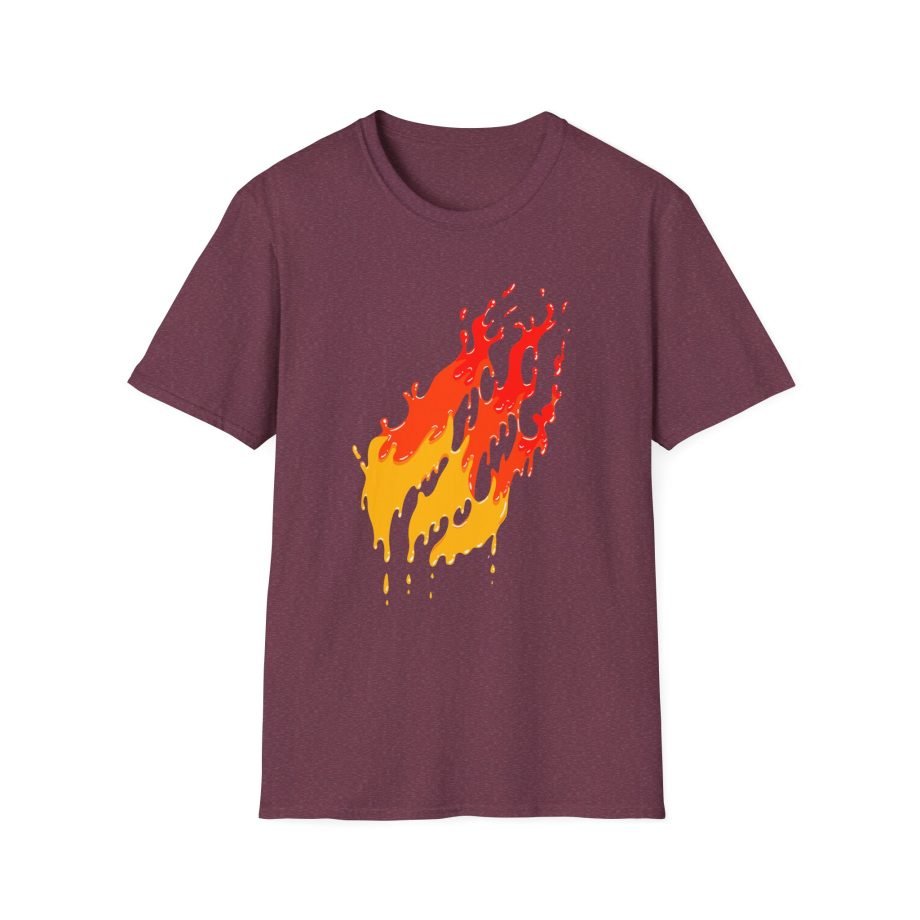 Preston Fire Drip Unisex Softstyle T-Shirt
