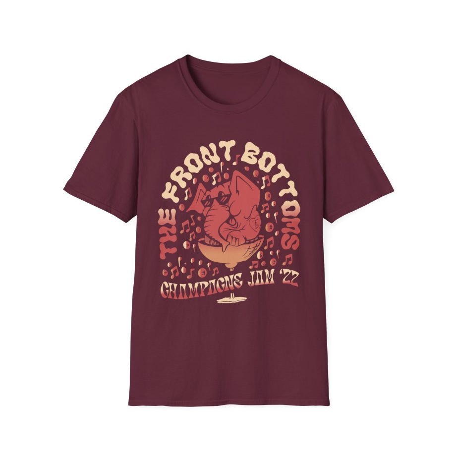 The Front Bottoms Champagne Jam 2022 Unisex Softstyle T-Shirt