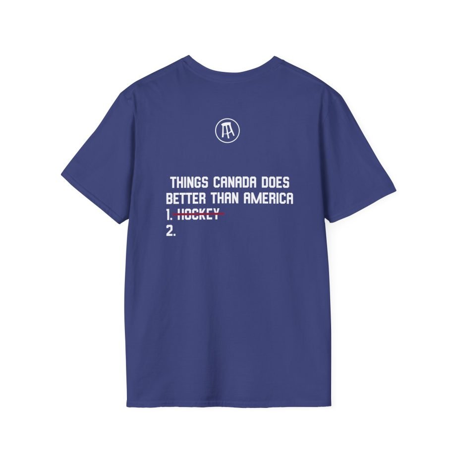 Spittin Chiclets Us Hockey Unisex Softstyle T-Shirt