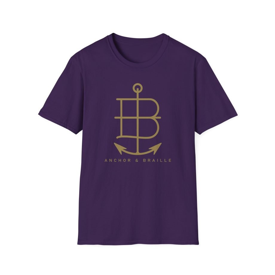 Anchor and Braille Unisex Softstyle T-Shirt