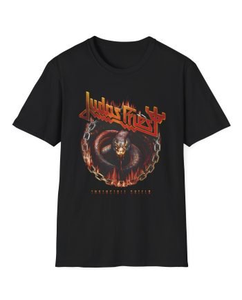 Judas Priest Invincible Shield Serpent Itin Unisex Softstyle T-Shirt