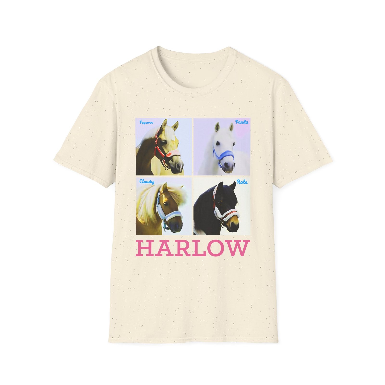 Harlow and Popcorn Unisex Softstyle T-Shirt