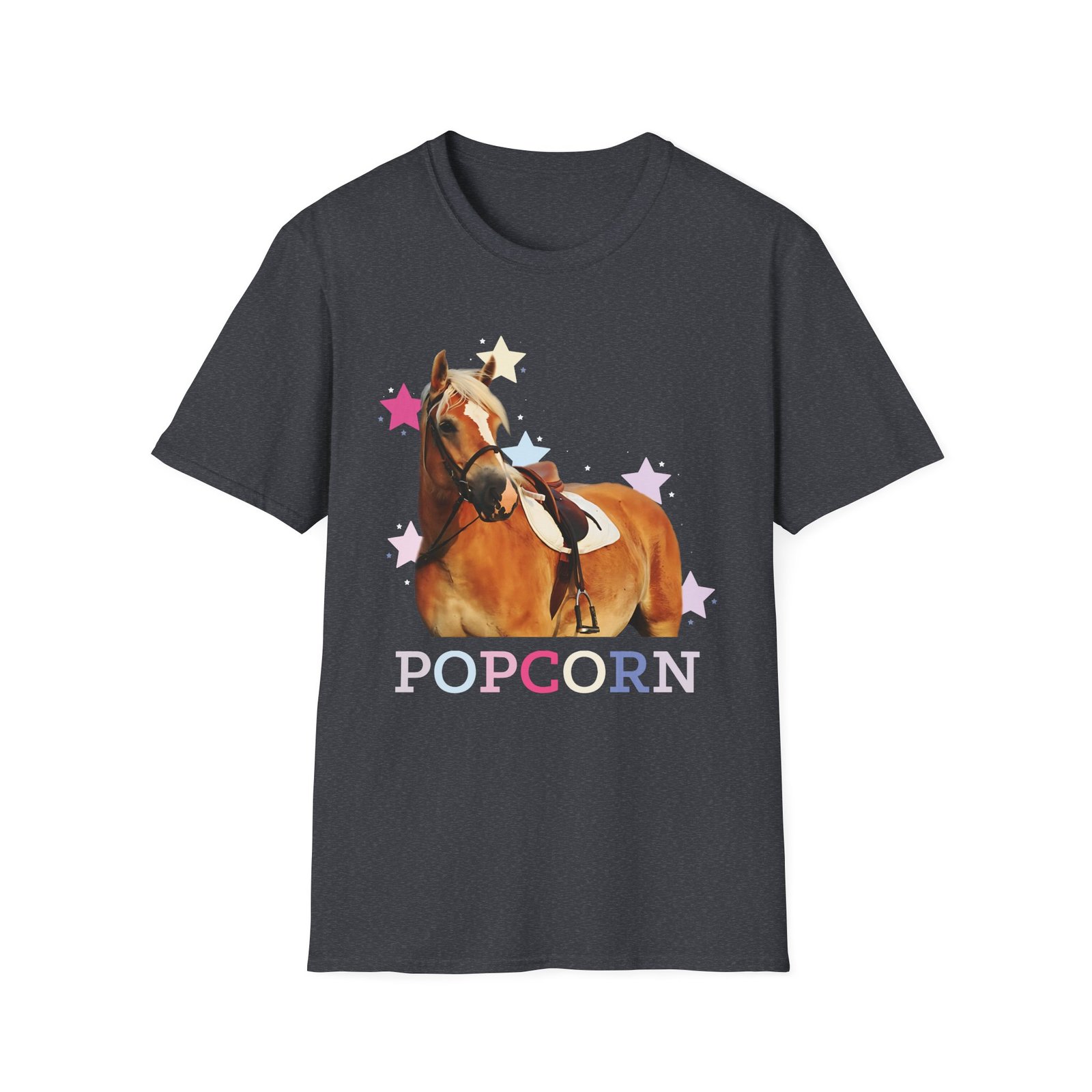 Harlow and Popcorn Stars Unisex Softstyle T-Shirt