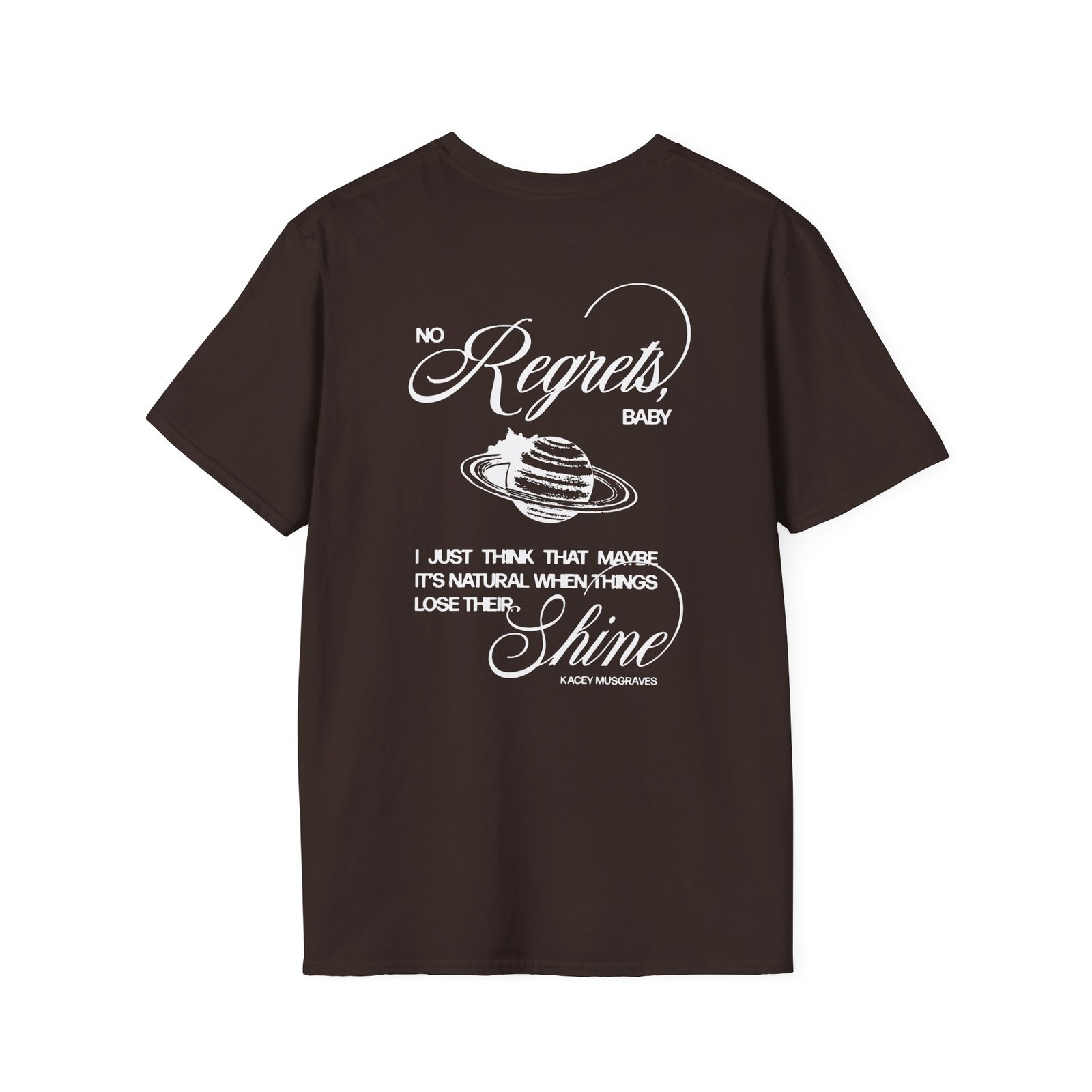 Kacey Musgraves No Regrets Unisex Softstyle T-Shirt