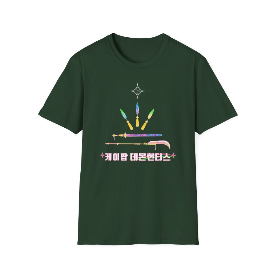 Kpop Demon Hunters Weapons Unisex Softstyle T-Shirt