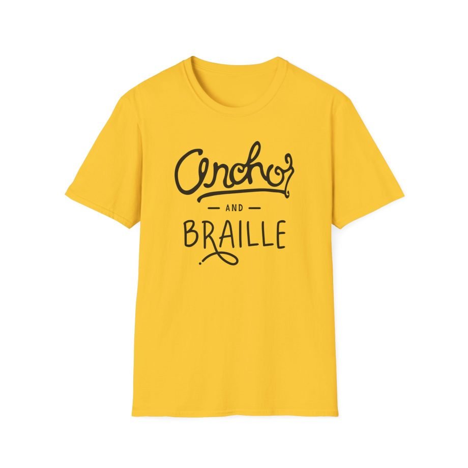 Anchor and Braille Unisex Softstyle T-Shirt