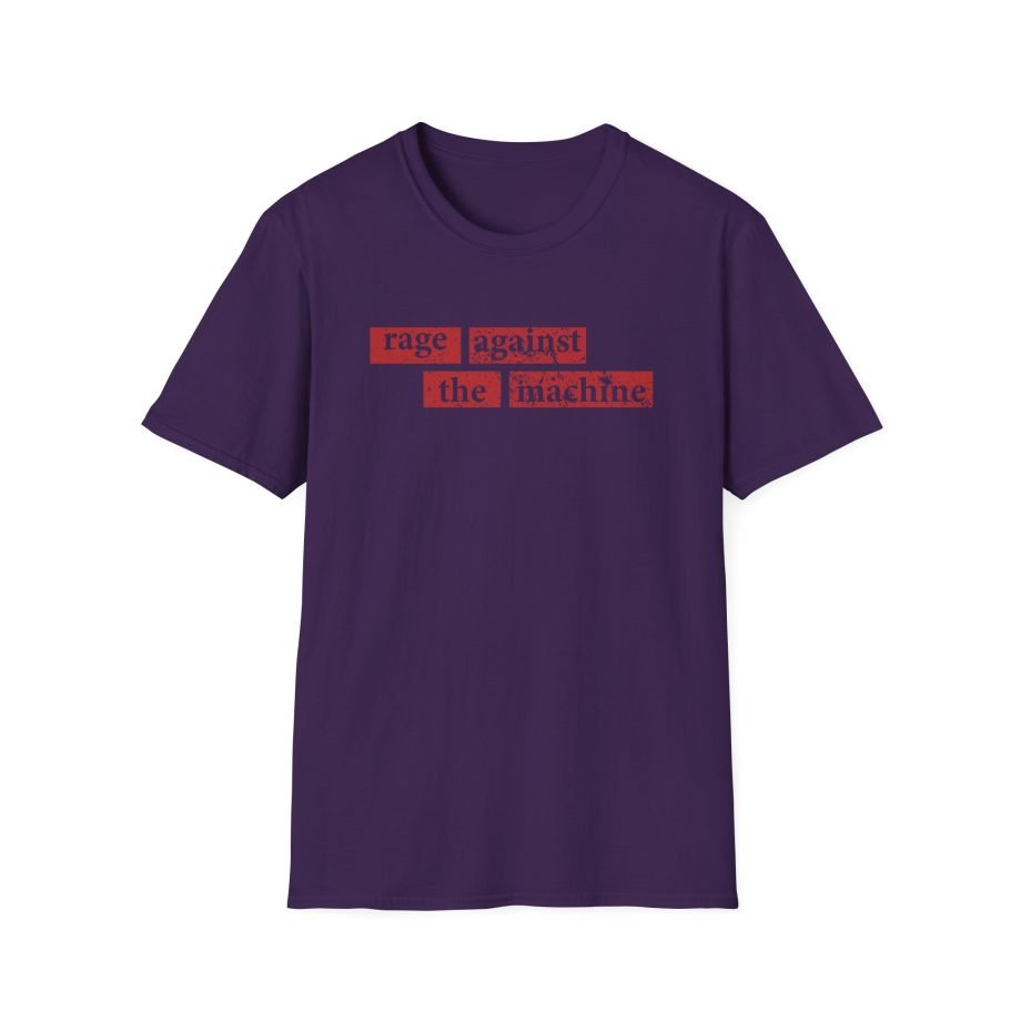 Rage Against the Machine Rage Stencil Type Unisex Softstyle T-Shirt