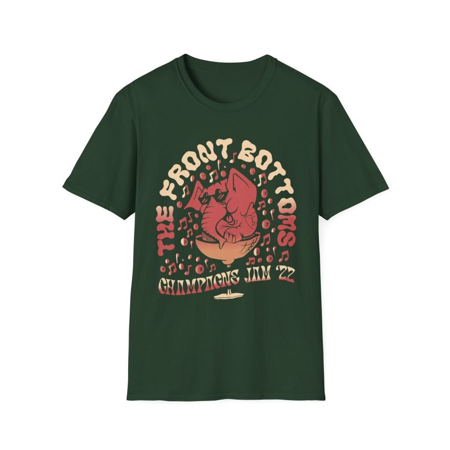 The Front Bottoms Champagne Jam 2022 Unisex Softstyle T-Shirt