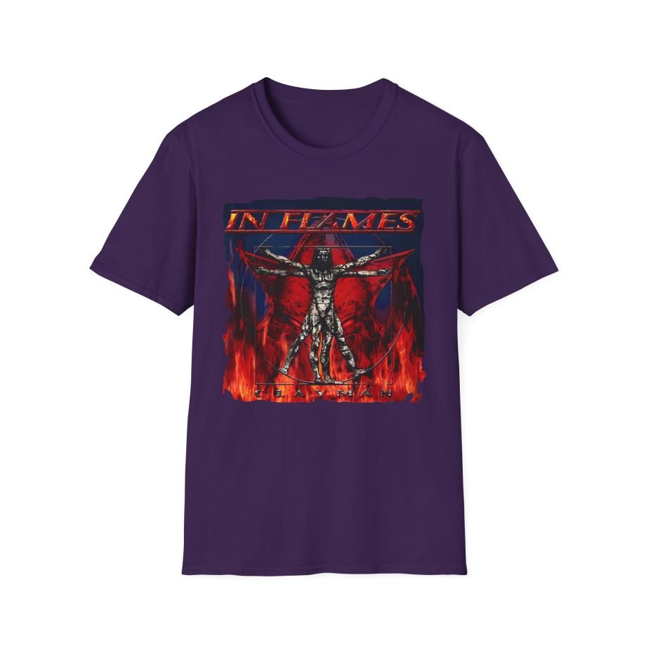 In Flames Clayman Album Art Unisex Softstyle T-Shirt